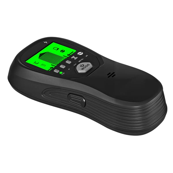 Søgedetektor, Elektronisk vægscanner 17x7,2x3,7 cm, Sort