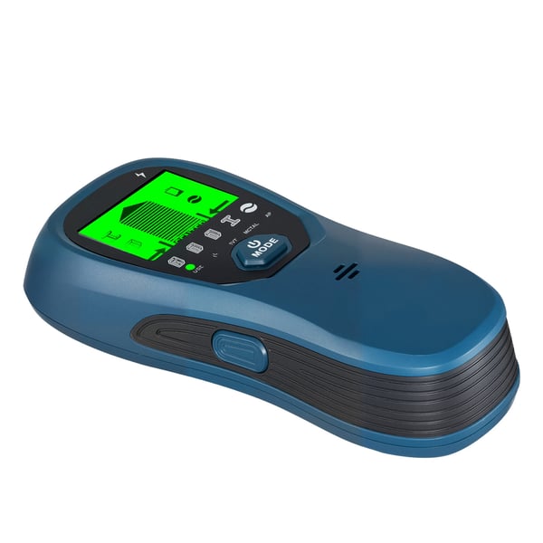 Stolpefinder, Elektronisk vægdetektor til stolper, 17x7.2x3.7 cm, Blå