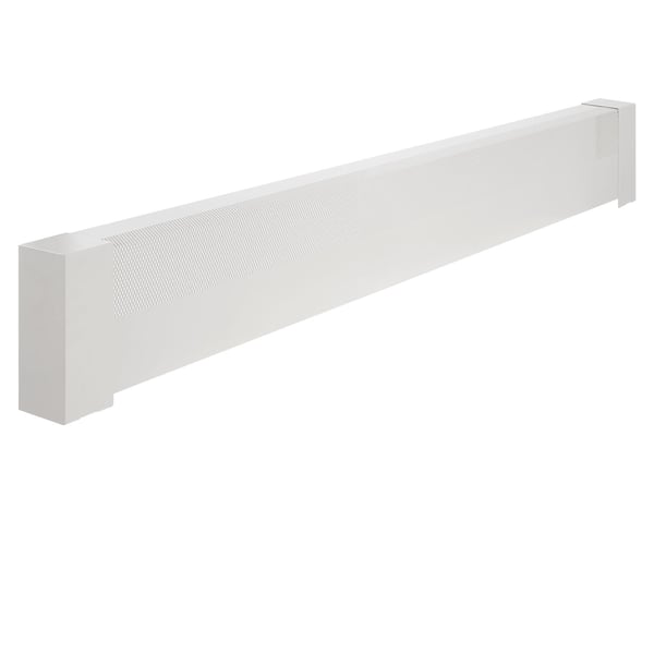 Jalkalistan lämmitinkotelo 1831x80x193 mm valkoinen teräs