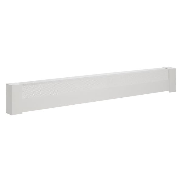 Jalkalistan lämmitinkotelo 1831x80x193 mm valkoinen teräs