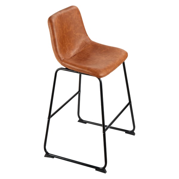 Barstol sæt, 45x50,5x94,5 cm, Brun, PU læder