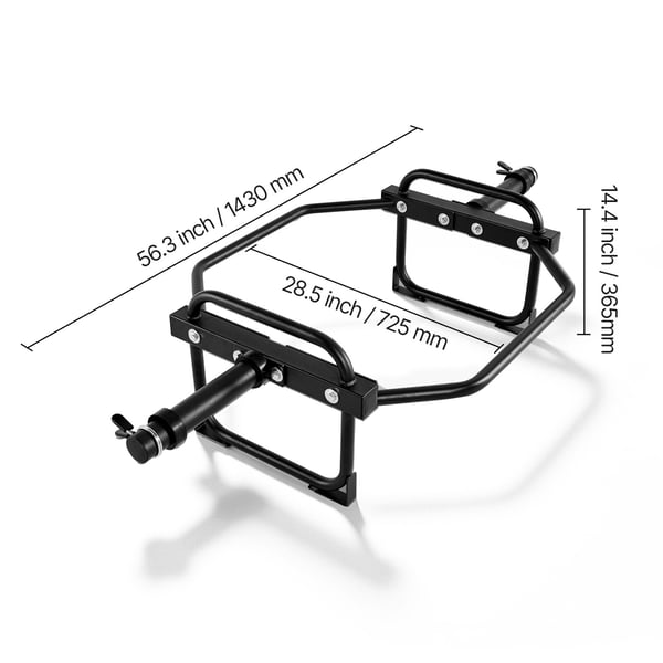 Trap Bar, 143x72,5x36,5 cm, musta, teräs
