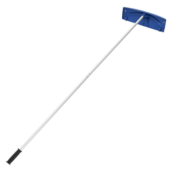 Snöraka för tak, 118-555x60x15,5 cm, Silver, Plastblad