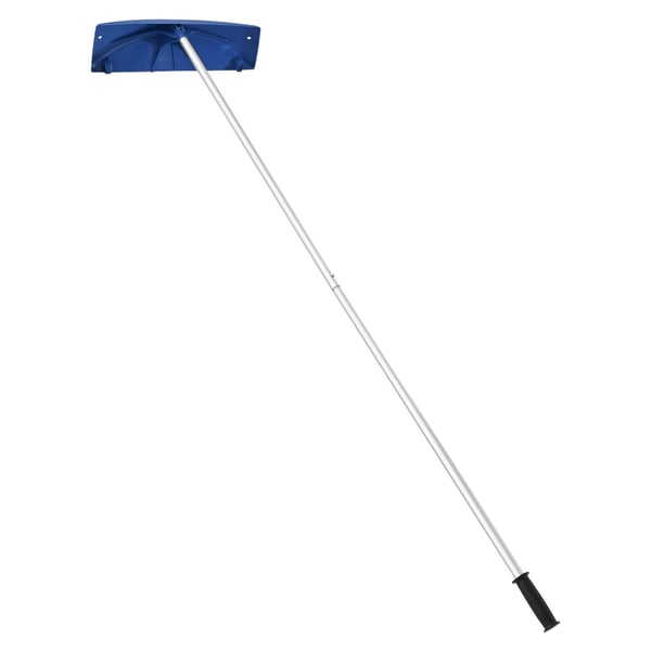 Snöraka för tak, 118-555x60x15,5 cm, Silver, Plastblad