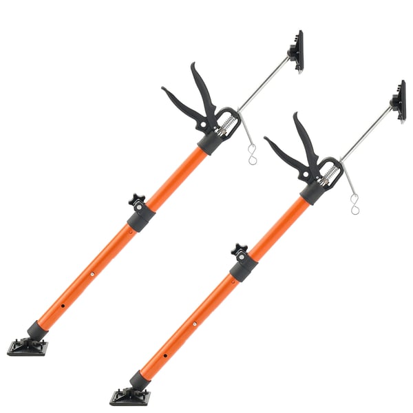 Støttestang, teleskopisk justerbar 2-pak, 54x155 cm, stål