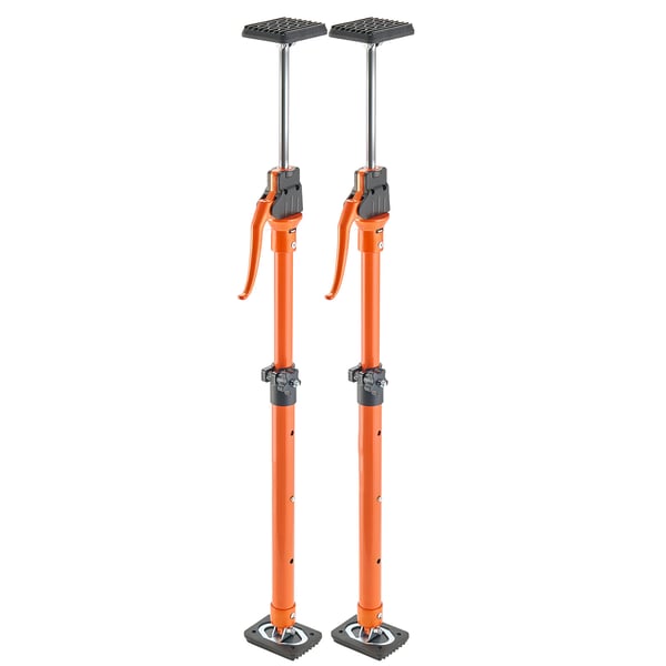 Støttestang, teleskopisk justerbar skabsløfter 2-pak, 64,5-115 cm, stål
