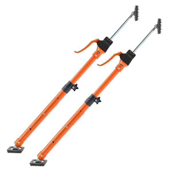 Støttestang, teleskopisk justerbar skabsløfter 2-pak, 64,5-115 cm, stål