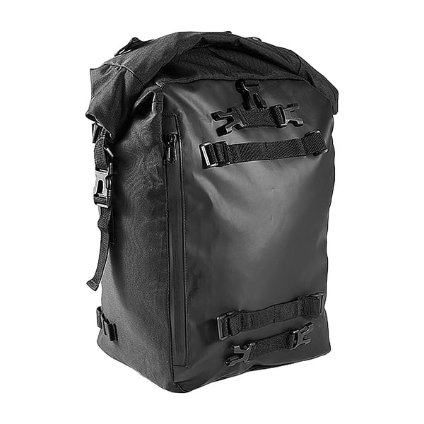 Motorcykel bagtaske, 45x30x20 cm, sort, vandtæt opbevaring