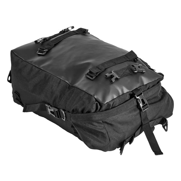Motorcykel bagtaske, 45x30x20 cm, sort, vandtæt opbevaring