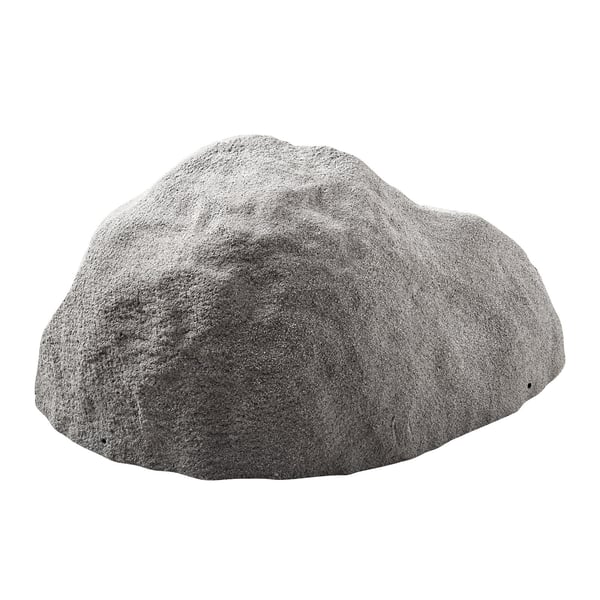 Keinotekoinen kivikansi, 68x54x36 cm, tummanharmaa, maisemointi