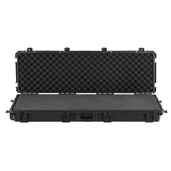 Rifletaske, Låsbart Hardcase 134,1x42,5x18 cm Sort, Vandtæt Opbevaring