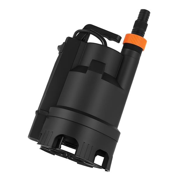 Nedsænkbar dykpumpe 690W 17500 L/t 9 m PP-GF20 Sort, vandpumpe