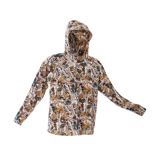 Hættetrøje, Pullover, Large, Camouflage, Fugttransporterende, Udendørs Skjorte