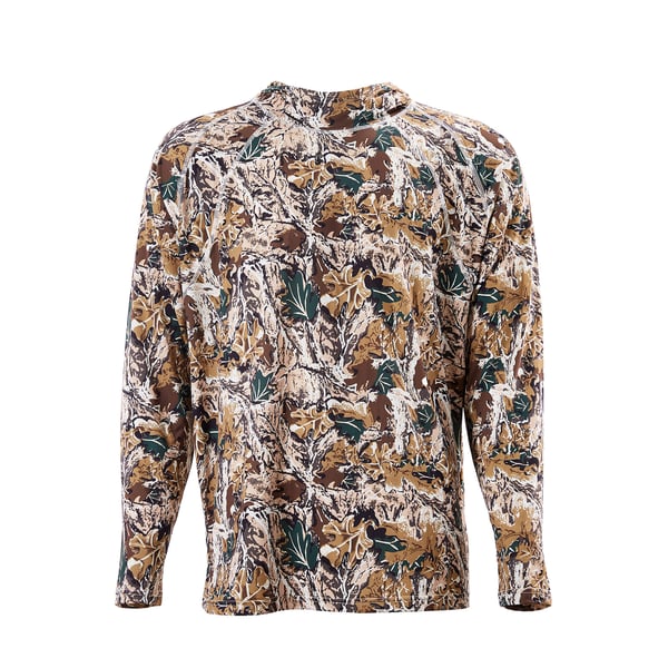 Hættetrøje, Medium, Camouflage, Polyester Spandex, Fugttransporterende