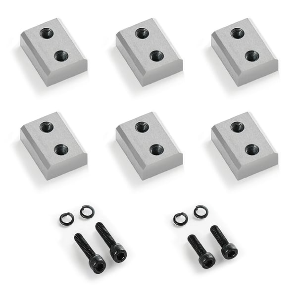 Raudanleikkausterät, 6 kappaletta, 40x30x15 mm, teräs