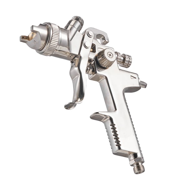 Luftsprøjtepistol, tyngdekrafts-fødet malersprøjte 205x100x290 mm, rustfrit stål