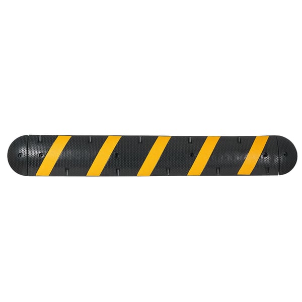 Farthinder, 183 cm, Svart Gul, Gummi, Kabelskydd, Extra robust