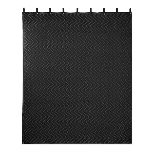 Lyddæmpende tæppe, 243,8x203,2 cm, Sort, Bomuldsfyld