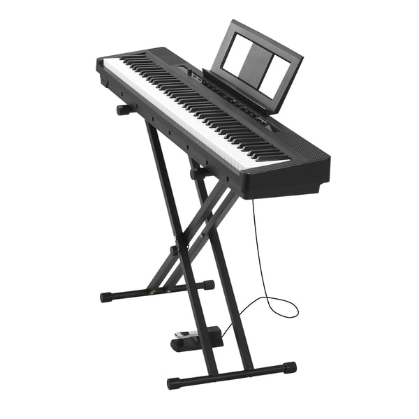 Digitaalinen piano, 88 täysin painotettua kosketinta, musta, sähköinen koskettimisto