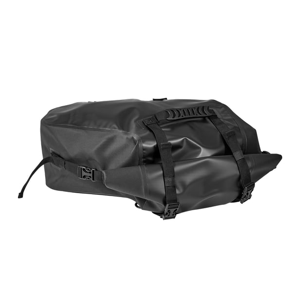 Motorcykel sidetasker, 45,5x17x24 cm, Sort, Vandtæt opbevaring