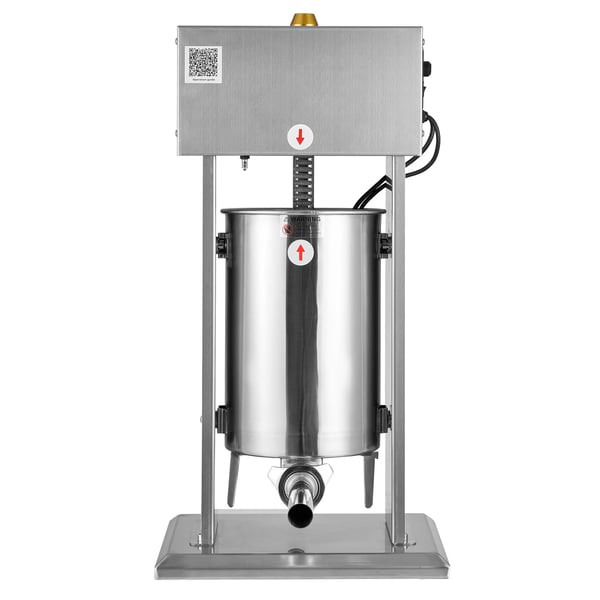 Elektrisk pølsestopper, 12 L, 39x29,5x77 cm, rustfrit stål