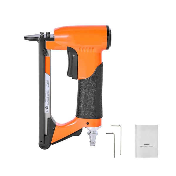 Pneumatisk hæftepistol, 22 gauge luft polstringshæfter, 220x145x45 mm, aluminium Pneumatisk hæftepistol, 22 gauge luft polstringshæfter, 220x145x45 mm, aluminium