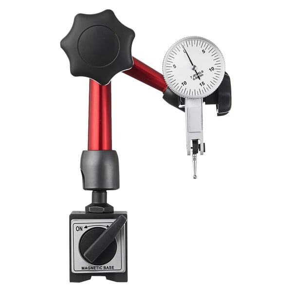 Dial Test Indicator med universel magnetfod, 250x170x65 mm, opbevaringskasse