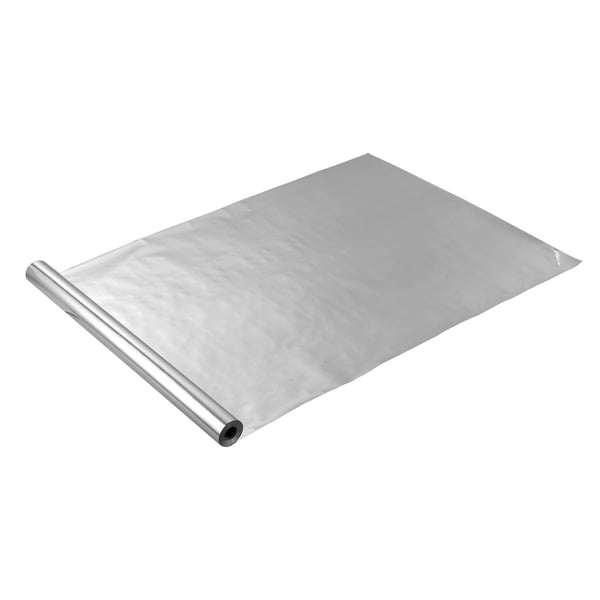 Reflekterende isoleringsrulle, 76,2x1,22 m, dobbeltsidet aluminium, termisk isolering