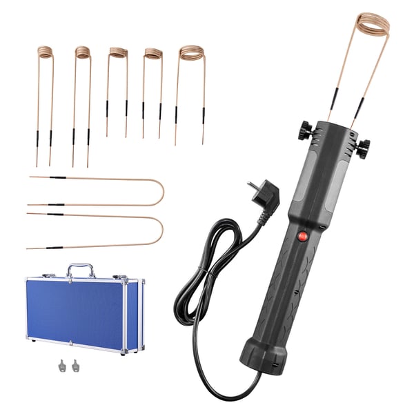 Induktionsvärmare Kit, 385x72x74 mm, 1100W, Handhållet verktyg, Metall
