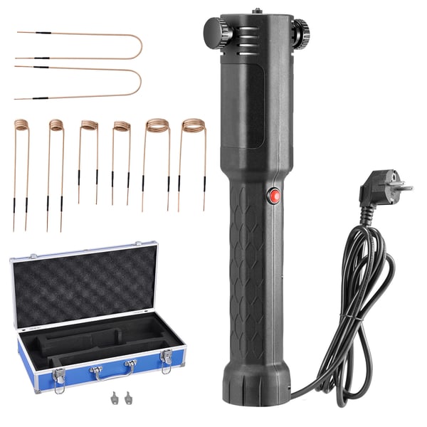 Induktionsvärmare Kit, 385x72x74 mm, 1100W, Handhållet verktyg, Metall