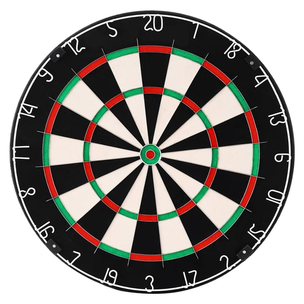 Dartskive, 45x3,8 cm, Sisalfiber
