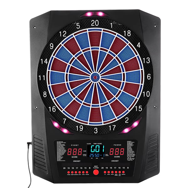 Elektronisk dartskive, 61x46,2x5 cm, LED-pointtavle, plast