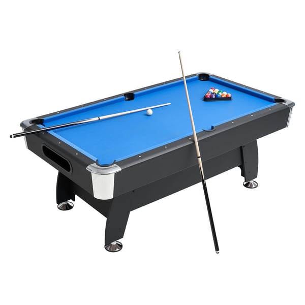 Poolbord 213 cm Blå, justerbar, MDF