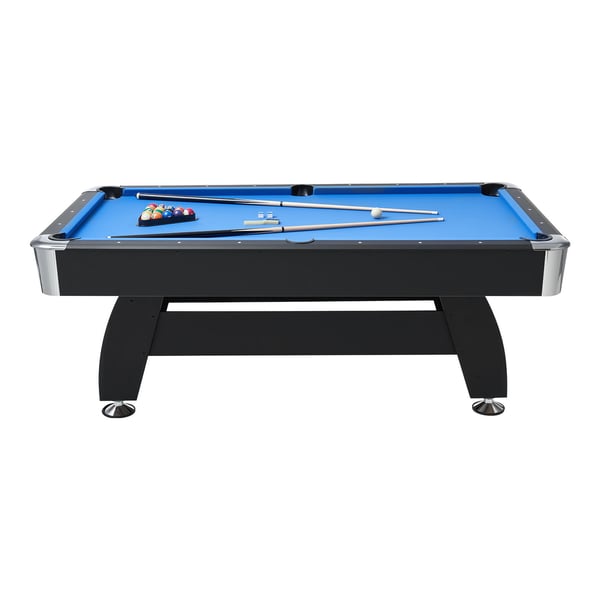 Poolbord 213 cm Blå, justerbar, MDF
