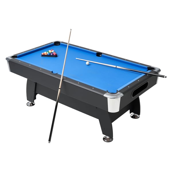 Poolbord 213 cm Blå, justerbar, MDF