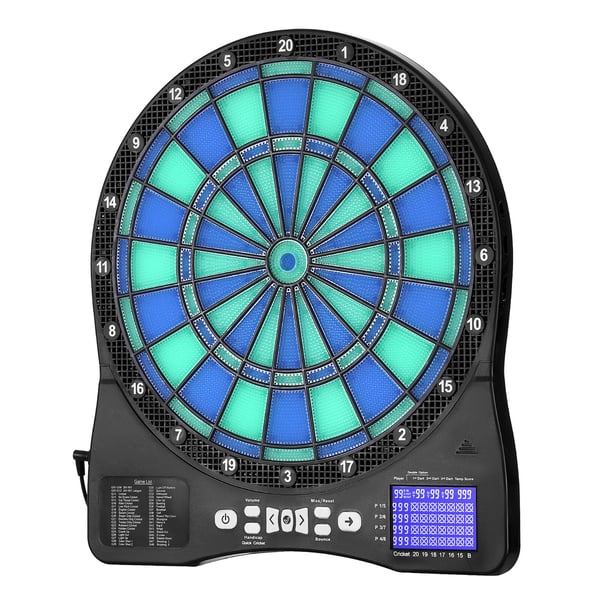 Sähköinen tikkataulu, 45x39,7x2,6 cm, LED-valaistu, muovi