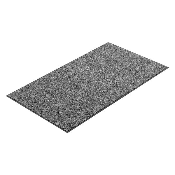 Dørmåtte, 152,4x91,4 cm, Grå, Kraftig vaskbar tæppe