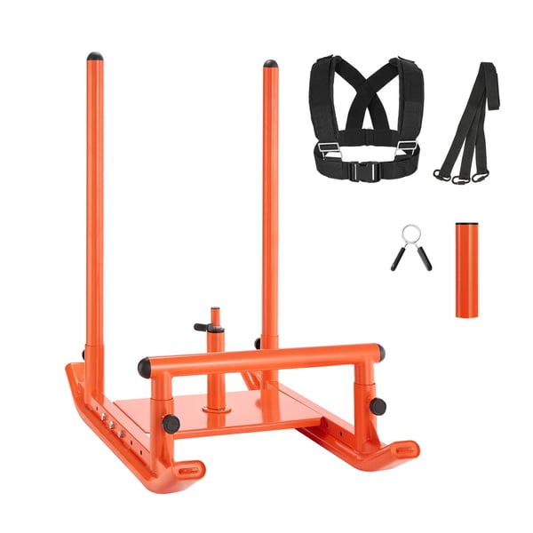 Viktsläde, 103x66x104 cm, Orange, Stål