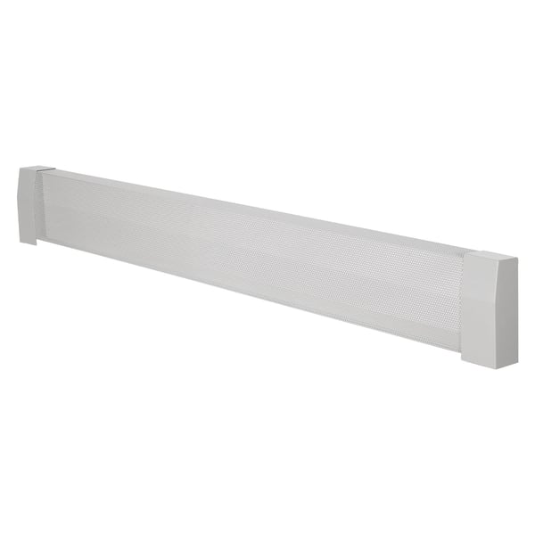 Jalkalistan lämmitinkotelo Premium-sarja 152,7x8,1x19,3 cm valkoinen teräs