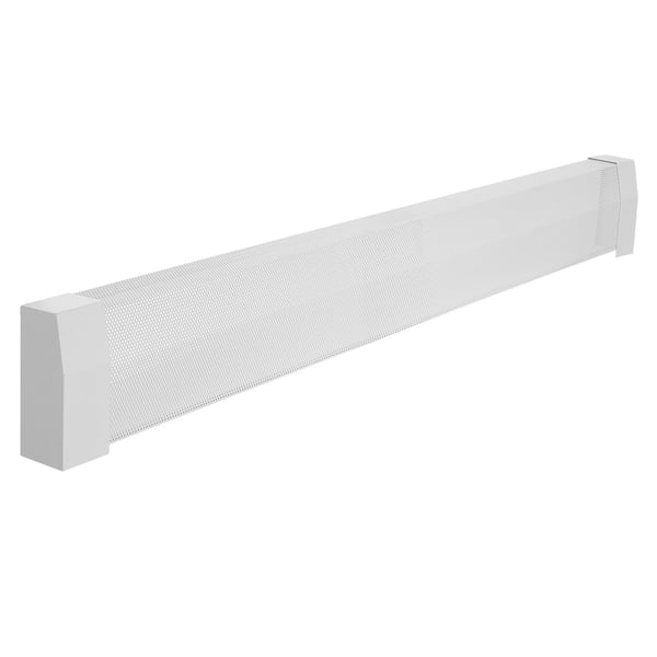 Jalkalistan lämmitinkotelo Premium-sarja 152,7x8,1x19,3 cm valkoinen teräs