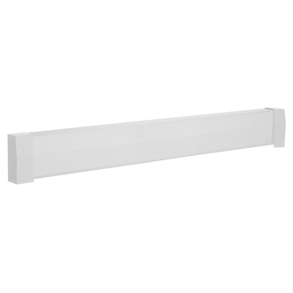 Jalkalistan lämmitinkotelo Premium-sarja 152,7x8,1x19,3 cm valkoinen teräs
