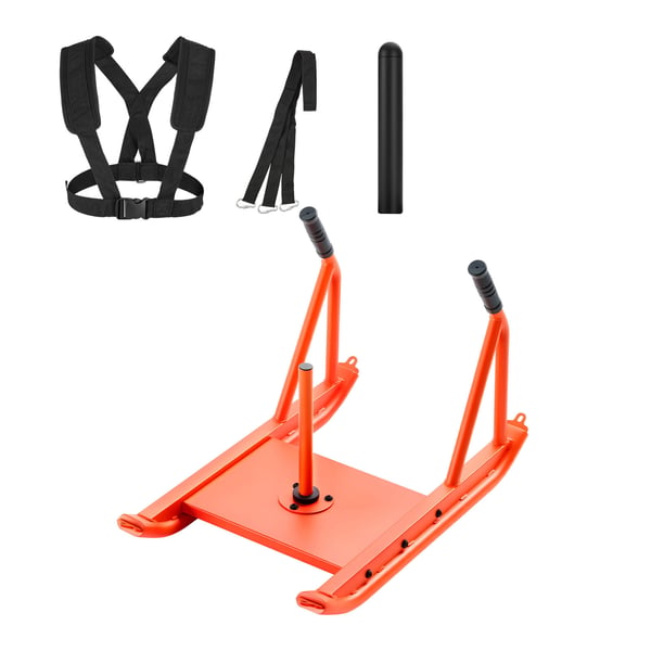 Viktsläde, 74.5x44x47.5 cm, Orange, Stål Viktsläde, 74.5x44x47.5 cm, Orange, Stål