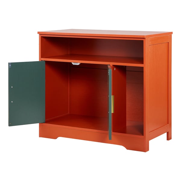 Kattebakke Skjul, 79,2x43x71 cm, Rød & Grøn, Træmøbel Kattebakke Skjul, 79,2x43x71 cm, Rød & Grøn, Træmøbel