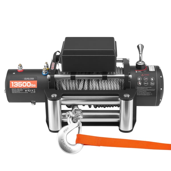 Elektrisk spil, 6100 kg bæreevne, 534x160x215 mm, ståltov