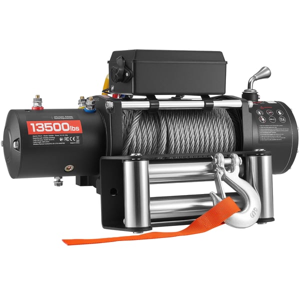Elektrisk spil, 6100 kg bæreevne, 534x160x215 mm, ståltov