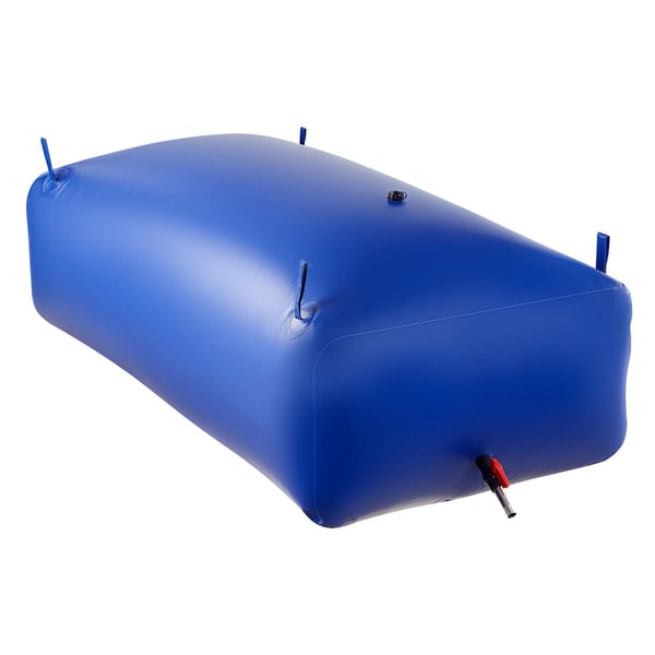 Vandopbevaringsblære, 200x101x51 cm, Blå, PVC