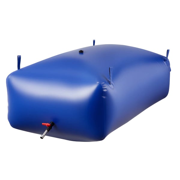 Vandopbevaringsblære, 200x101x51 cm, Blå, PVC