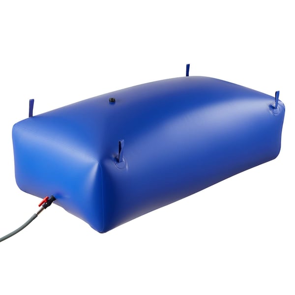 Vandopbevaringsblære, 200x101x51 cm, Blå, PVC