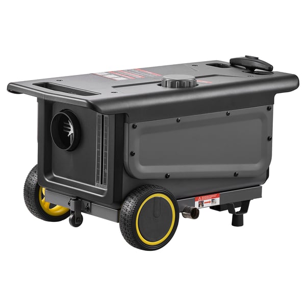 Diesel-ilmalämmitin, 8KW kannettava Bluetooth-ohjaus, 56.6x40x32.1 cm, musta, lämmityslaite