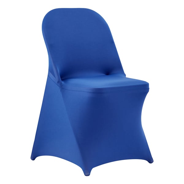 Tuolinpäälliset, 50 kpl, 45x46x77 cm, sininen, polyesteri spandex